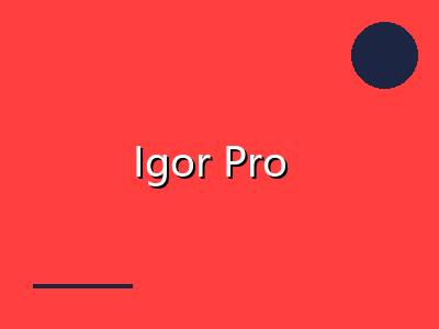 Igor Pro 9 科学数据分析