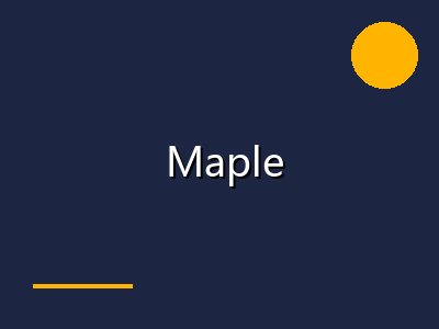 Maple 2026