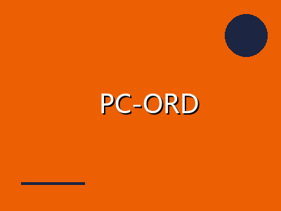 PC-ORD 7 生态学分析