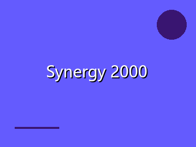 Synergy 2000 实时SPC