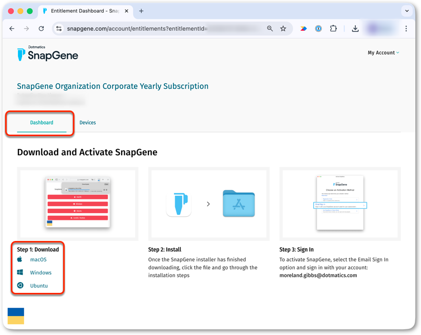 SnapGene 下载页面